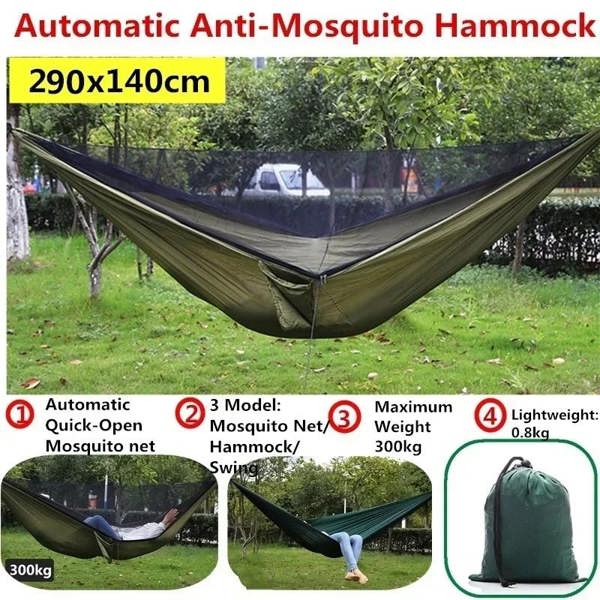 OLPRO Portable Hammock with Canopy & Bug Net