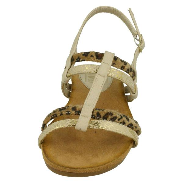 Down to Earth Ladies Down To Earth T Bar Slingback Sandals