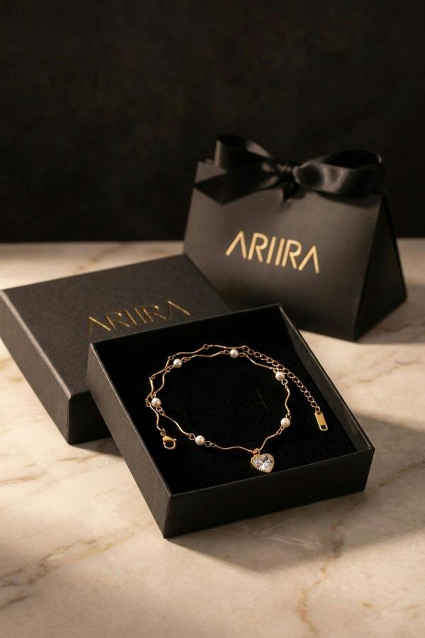 ARIIRA Magnolia Wavy Chain Pearl