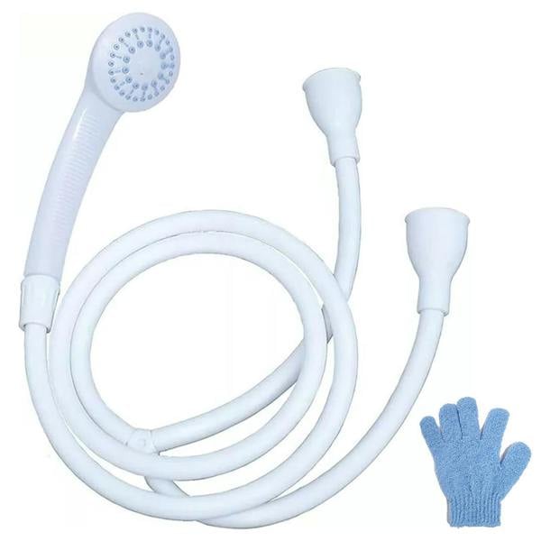 Havendro Double Tap Bath Shower Mixer with Handheld Spray Head Hose for Home & Pet Use