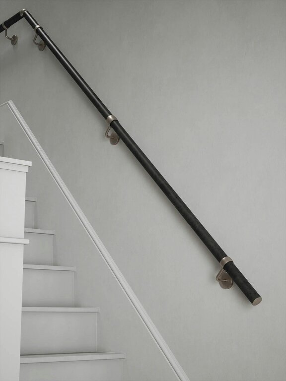 Handrails Direct Enville Charcoal Quarter Landing Handrail
