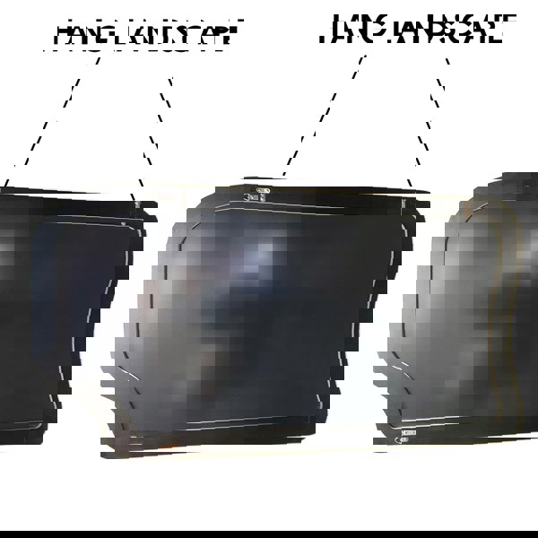 Exclusive Mirrors Modern Gold Irregular Frame Leaner Mirror 170cm x 90cm