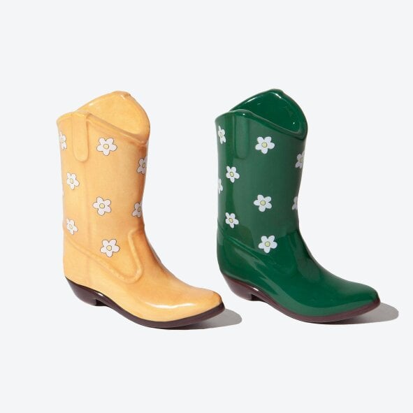 Love Frankie Wild West Cowboy Boots Salt & Pepper Shakers