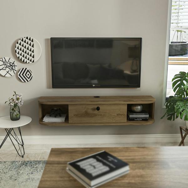 Decorotika Ibarra Floating Tv Stand TV Unit TV Cabinet for TV's up to 55"