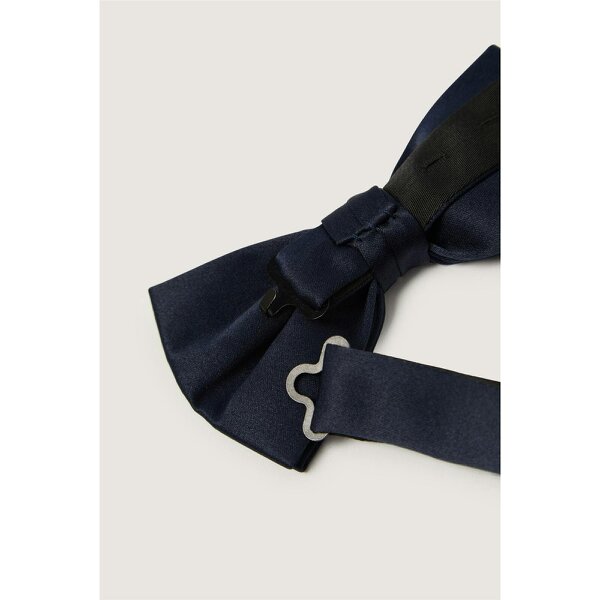 Limehaus Navy Satin Bow Tie