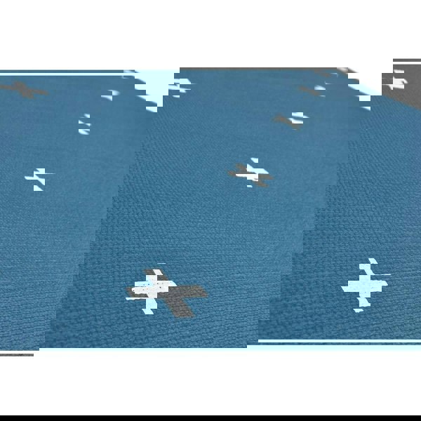 Reebok Double Sided 4mm Yoga Mat - Green Stripes