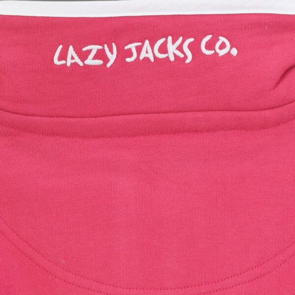 Lazy Jacks LJ3 - Ladies 1/4 Zip Sweatshirt - Cherry