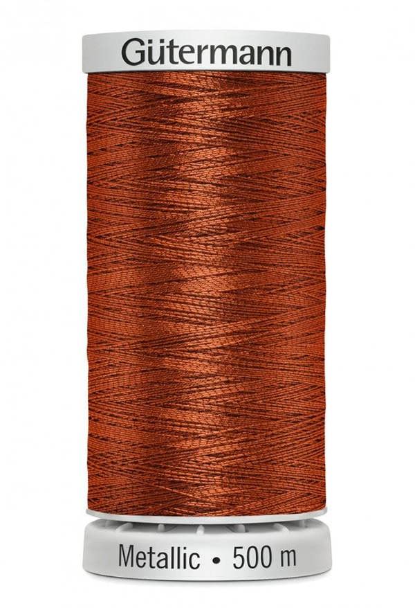 Gutermann Sulky Metallic Embroidery Thread 500m Polyamide, Polyester Thread Suitable For Embroidery