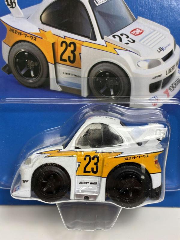 MCSlots Nissan Silvia S15 LB Silhouette Liberty Walk Presentation Qube Carz 6cm QZ00501BL