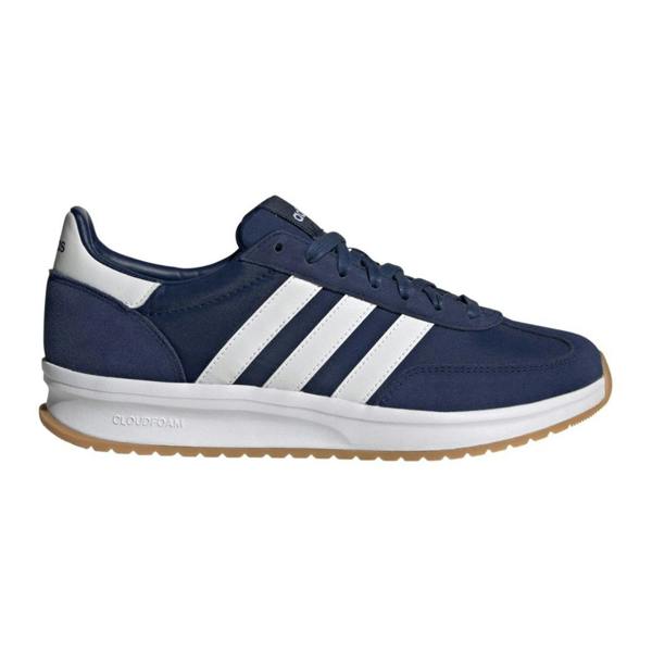 Adidas Mens Run 70s 2.0 Suede Shoes - Navy Blue/White - 