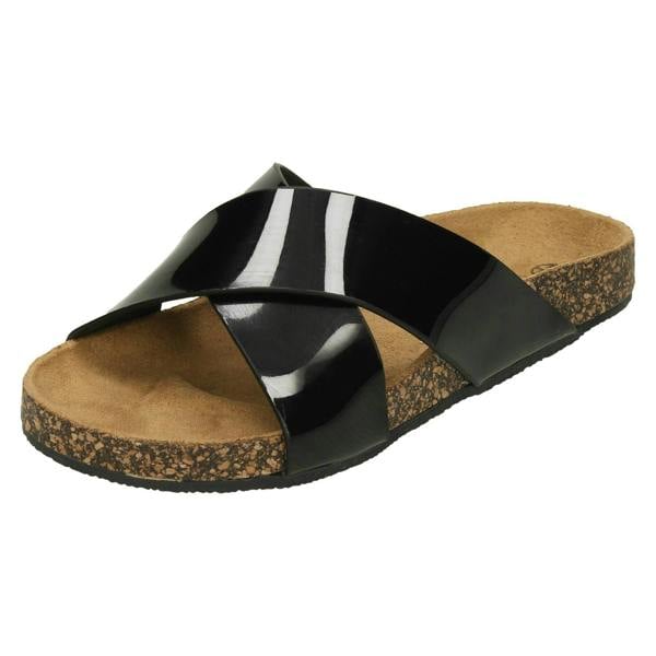 Spot On Girls Spot On Hi-Shine Mules
