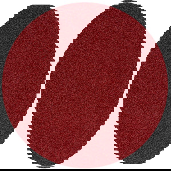Shaggy Rug Plain Red non-shedding easy to clean
