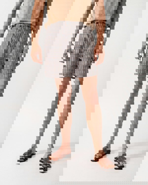 BOSS Orange Mens Beach-to-Bar Swim Shorts - Black 001