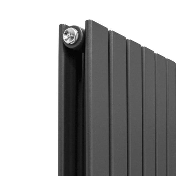 Designer Flat Panel Radiator - Anthracite Grey (1600mm x 560mm)