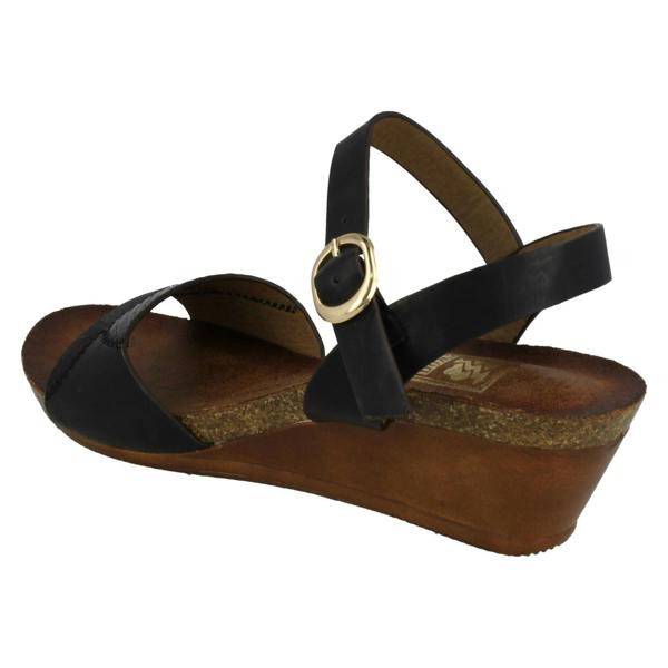 Down to Earth Ladies Down To Earth Mid Wedge Mule Sandals