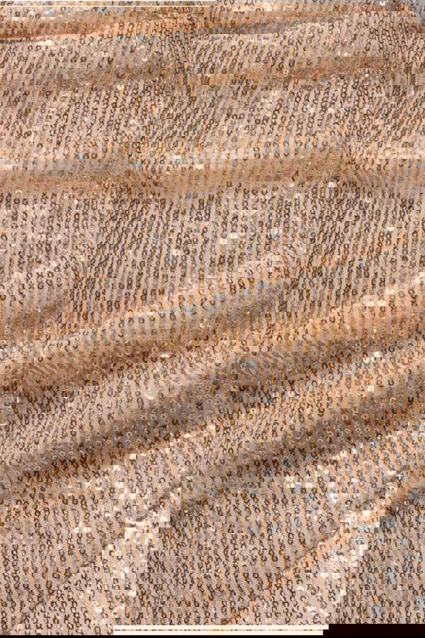 Bardot Sequin Pleated Maxi Dress - Gold DR3643A