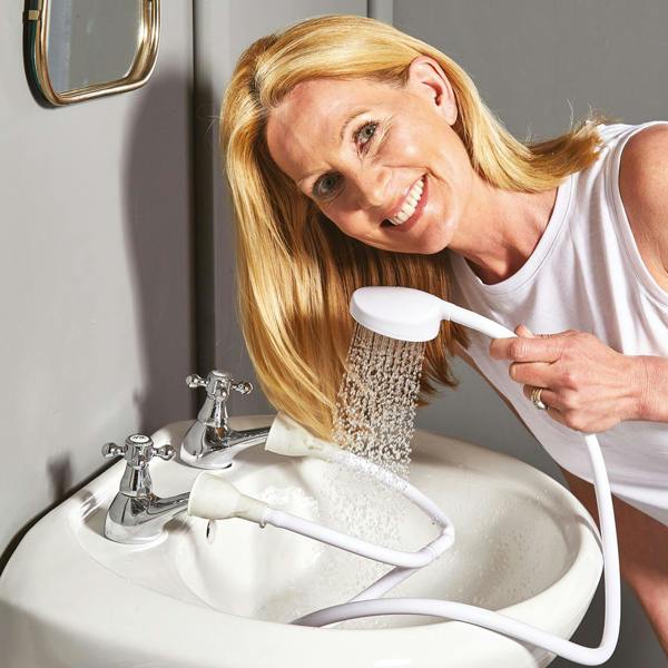 Double Tap Shower Head Attachment