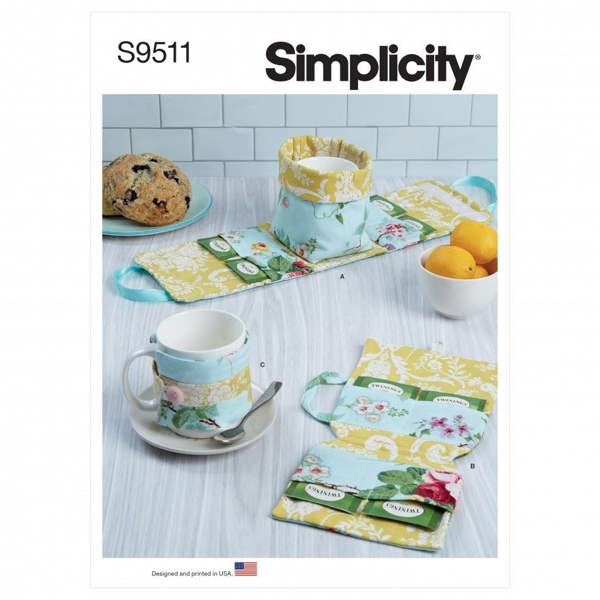 Simplicity Sewing Pattern 9511, Accessories OS (One Size Only) - Easy