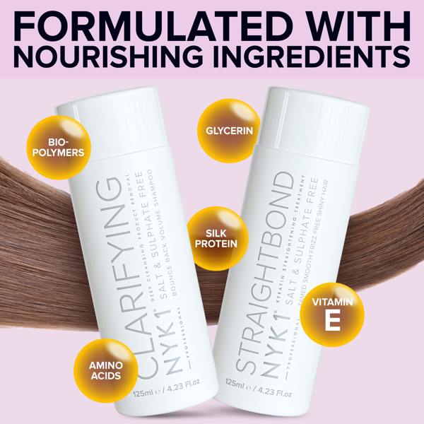 NYK1 StraightBond Keratin Hair Treatment Kit (with Aftercare Set)