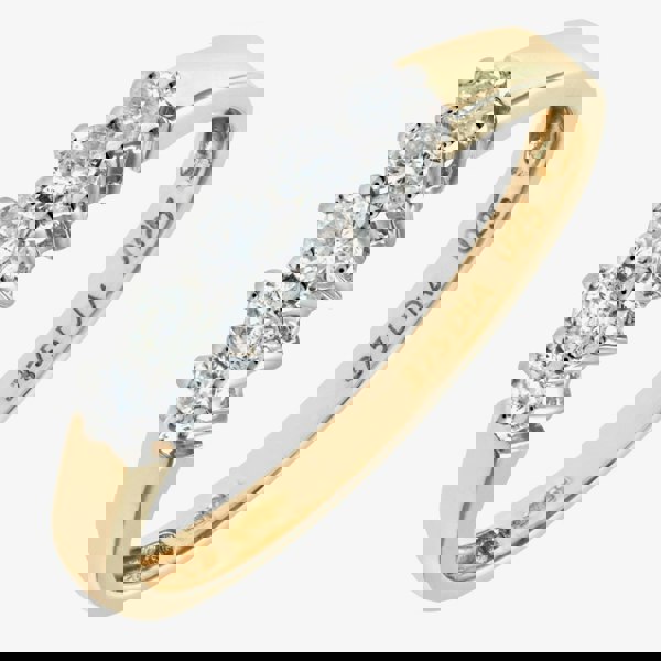 T. H. Baker 9ct Yellow Gold 0.25ct Graduating Five Stone Diamond Ring PR02707Y