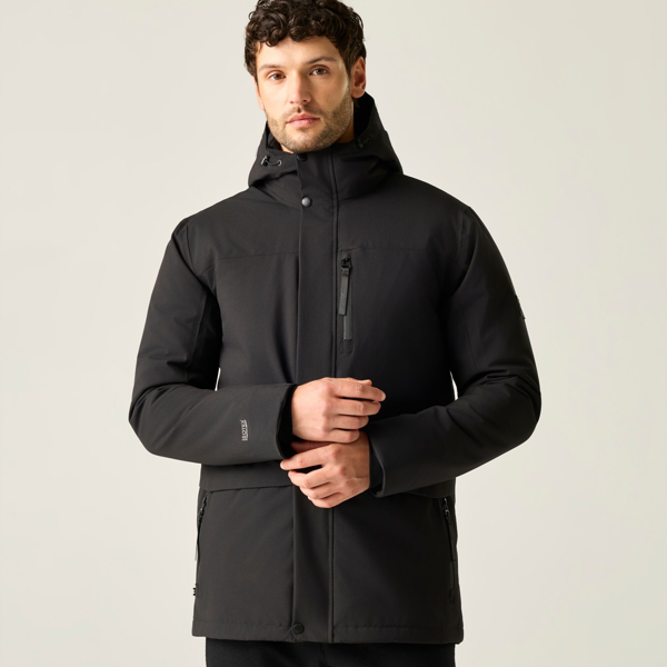 Regatta Mens Baylon Waterproof Insulated Jacket - Black