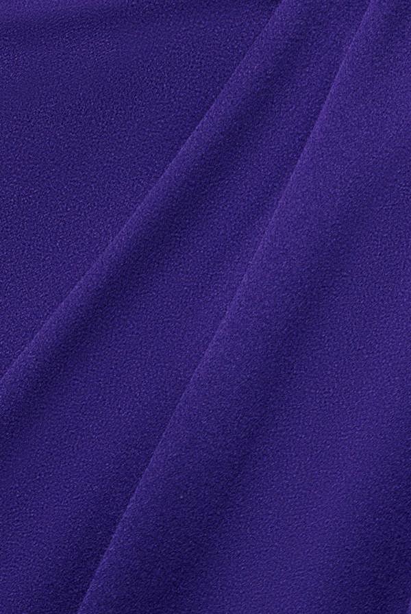 Satin Collar Scuba Midi Dress - Purple DR3661