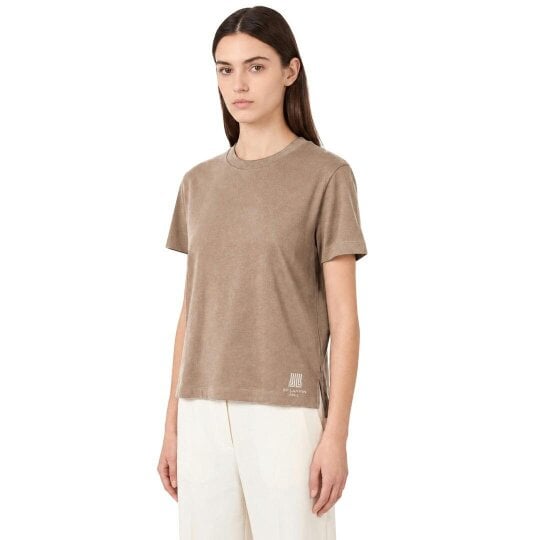 By Lanvin Shoulder Logo Taupe T-Shirt