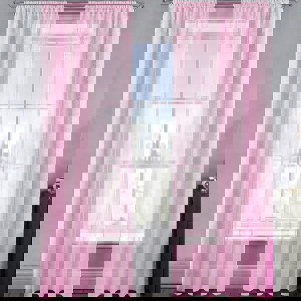 Velosso Alessandria Sparkle Slot Top Voile Panel - 137cm x 228cm