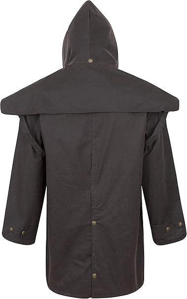 3/4 Length Stockman Wax Cape - Hi-Vis Trousers