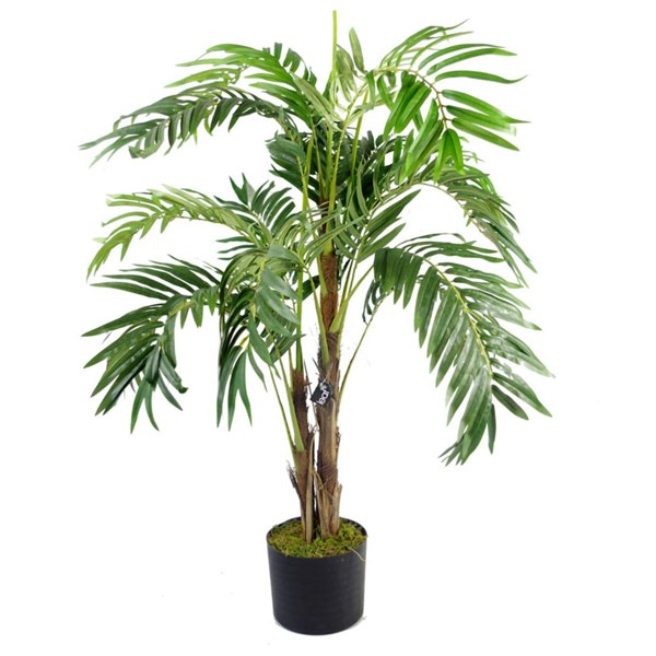 Leaf 120cm Leaf Large Realistic Artificial Palm Tree - Natural