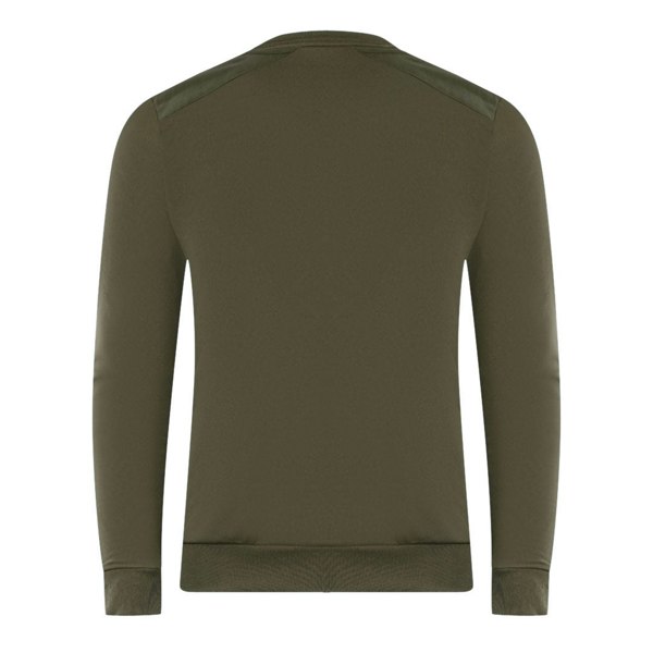 Lyle & Scott Ripstop Panel Sweater - Green