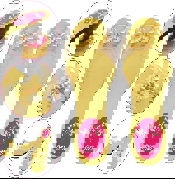 deAO Toys Princess Shoe and jewelry Boutique with 4 Pairs of Shoes