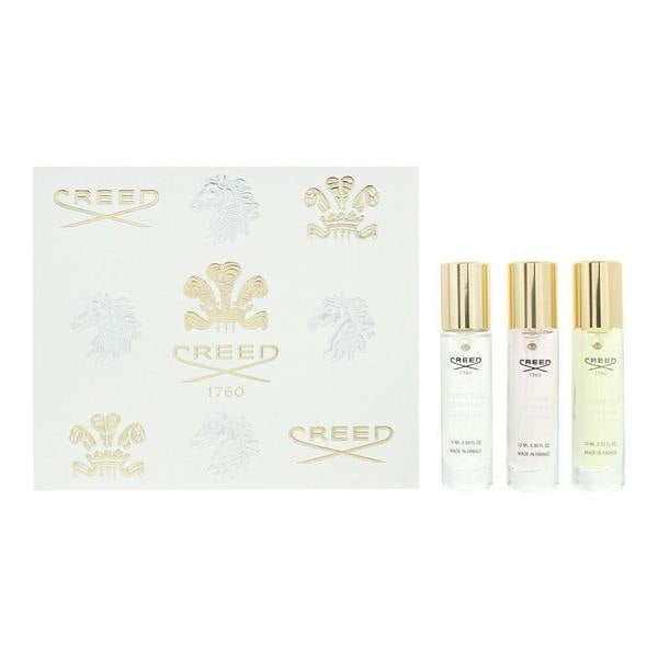 Creed  Piece Gift Set: Aventus For Her Eau de Parfum 10ml -Carmina Eau de Parfum 10ml - Wind Flowers Eau de Parfum 10ml