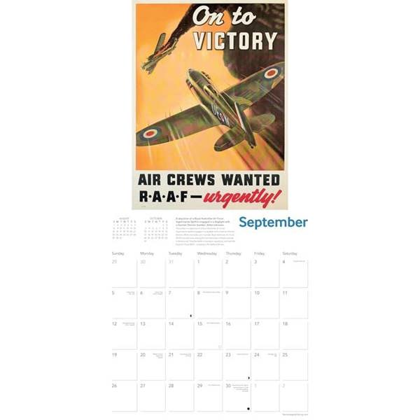 IWM, Spitfires Calendar 2027, Wall Calendars, Month To View, History & Literature, Gift