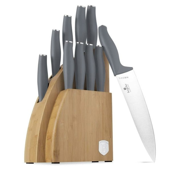 10 pcs knife set with BAMBOO stand Berlinger Haus BH2759