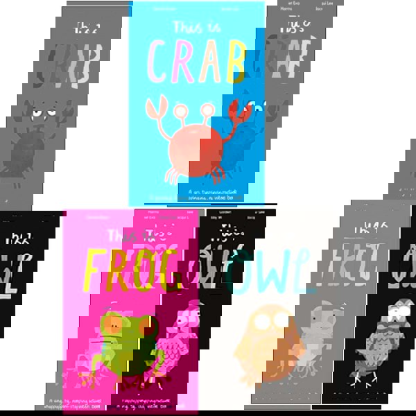 Jacqui Lee 3 Books Collection Set (This is Crab, This is Frog & This is Owl)