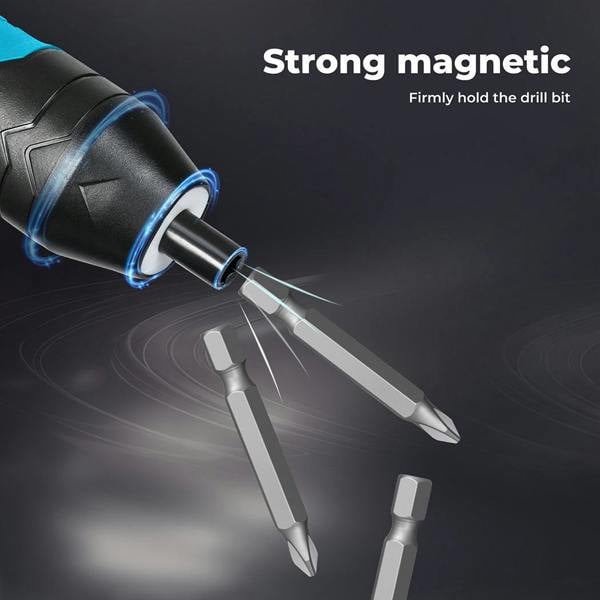 Traderight 4V Cordless Electric Screwdriver Set Fast-Charging 1500mah Power Tool