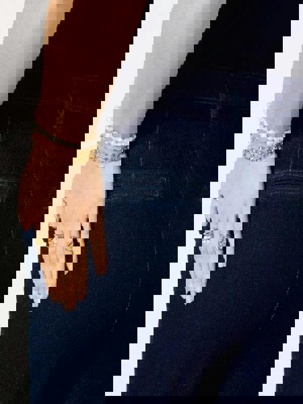 GWD Dixie Dark Indigo Straight Leg Denim Jean