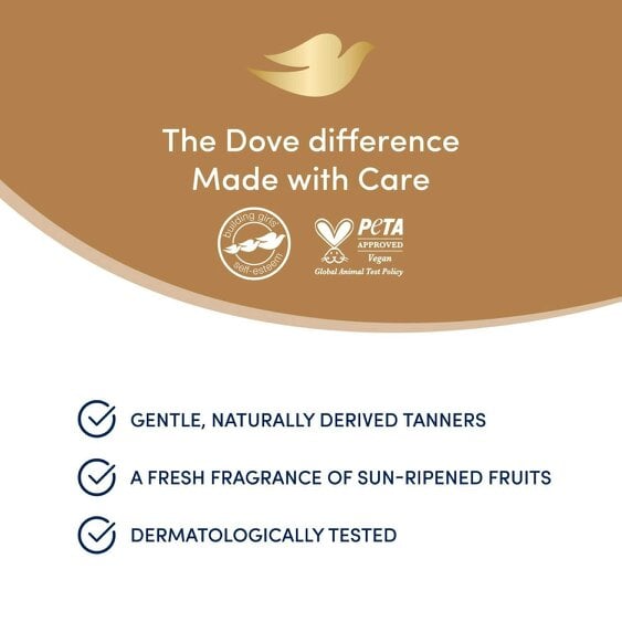 Dove Summer Revived Tanning Lotion 200ml, Light to Medium Sunkissed Glow