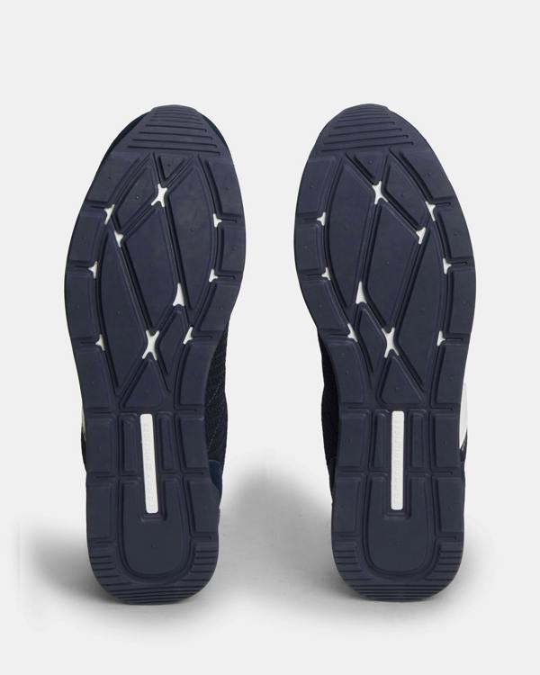Tommy Hilfiger TH Core Mix Mens Trainers - Navy RWB