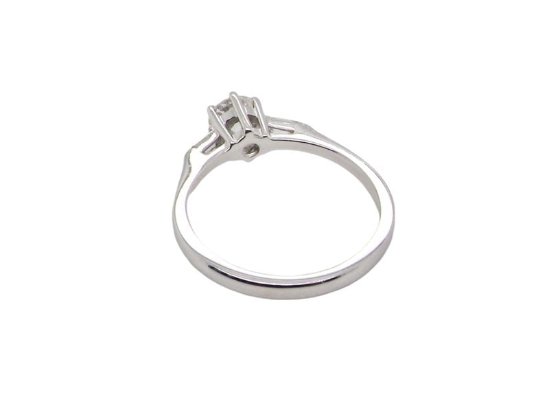 A fine Diamond Solitaire Ring rear view