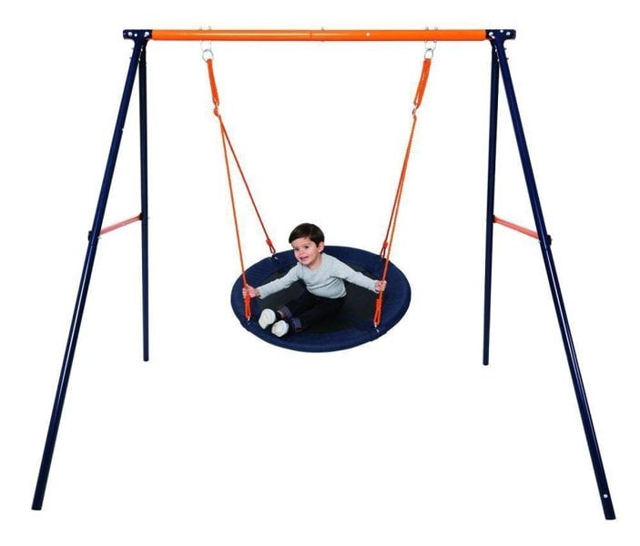 Hedstrom Fabric Nest Kids Outdoor Playground Swing – Steel Frame