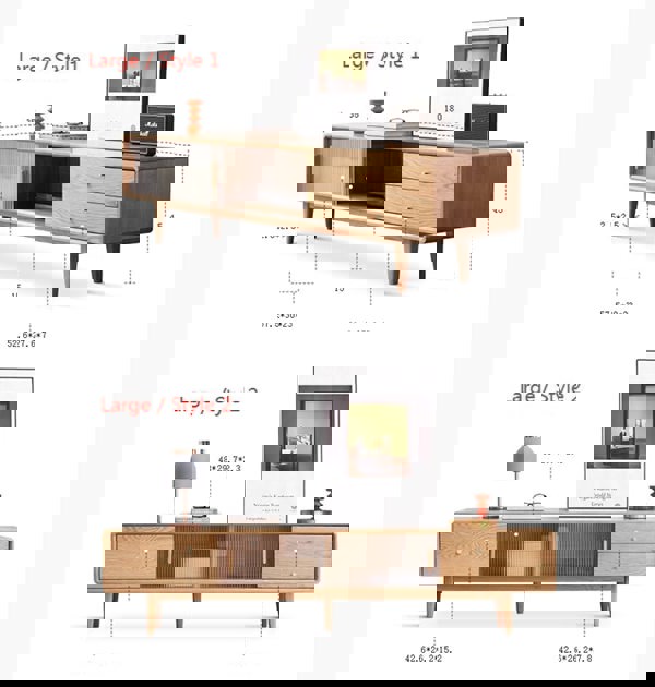 Kerry Mini TV Stand, Light Oak-Weilai Concept-Weilai Concept
