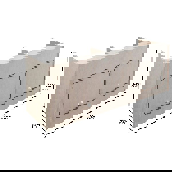 Monstershop Overhead Camper Cabinet – 100cm x 35cm x 35cm