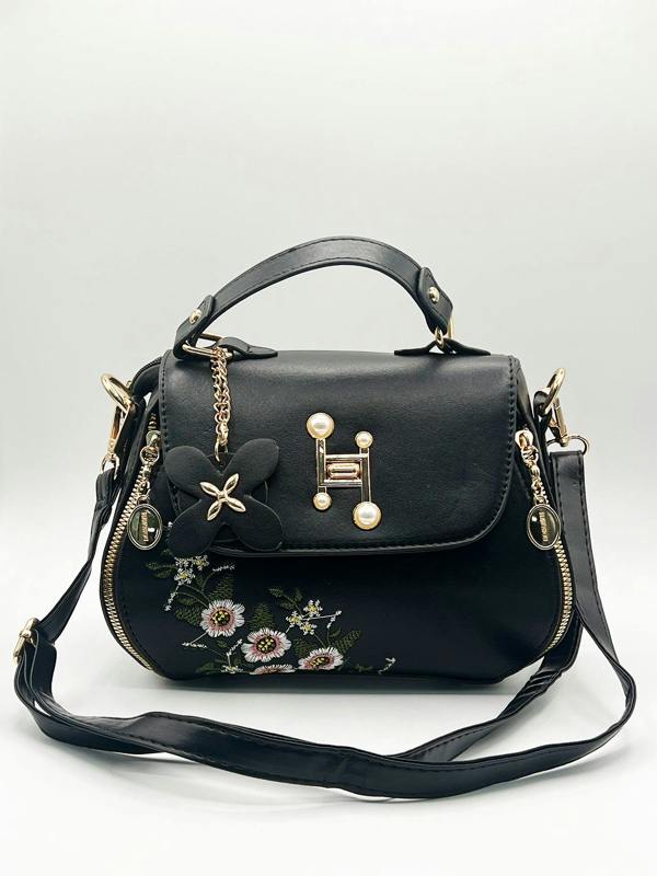 Embroidered Crossbody Bag - svnx