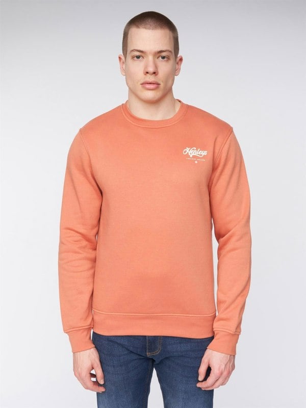 Henleys Scripthen Crew Sweatshirt - Brick Red