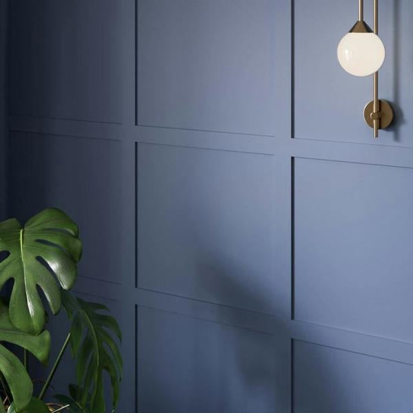 Snowdon Timber Primed MDF Shaker Style Wall Panel Kit (T) 9mm (W) 60mm (L) 2400mm