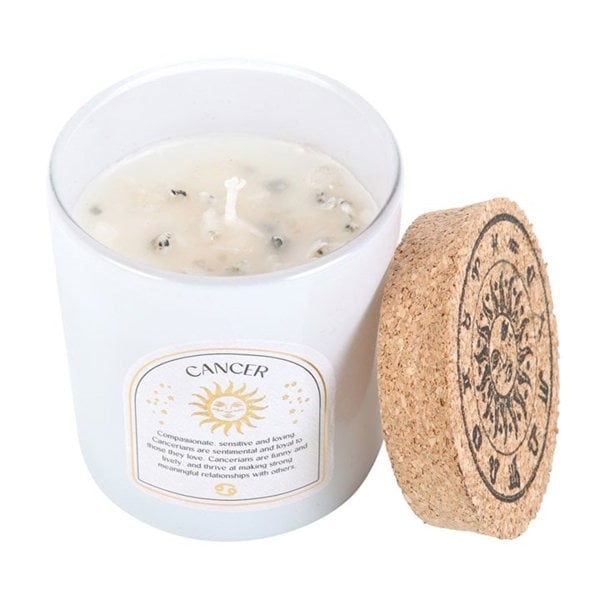 Serano Cancer Orange & Chamomile Gemstone Zodiac Candle
