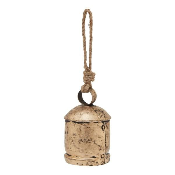 Hill Interiors Antique Bell Bauble - Gold - 