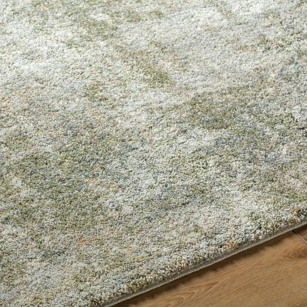 Livabliss Avellino-Abstract Green Grey Beige Modern Marble High Pile Rug